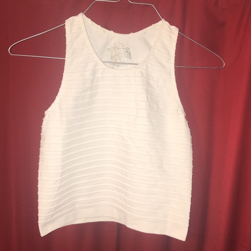 White crop top